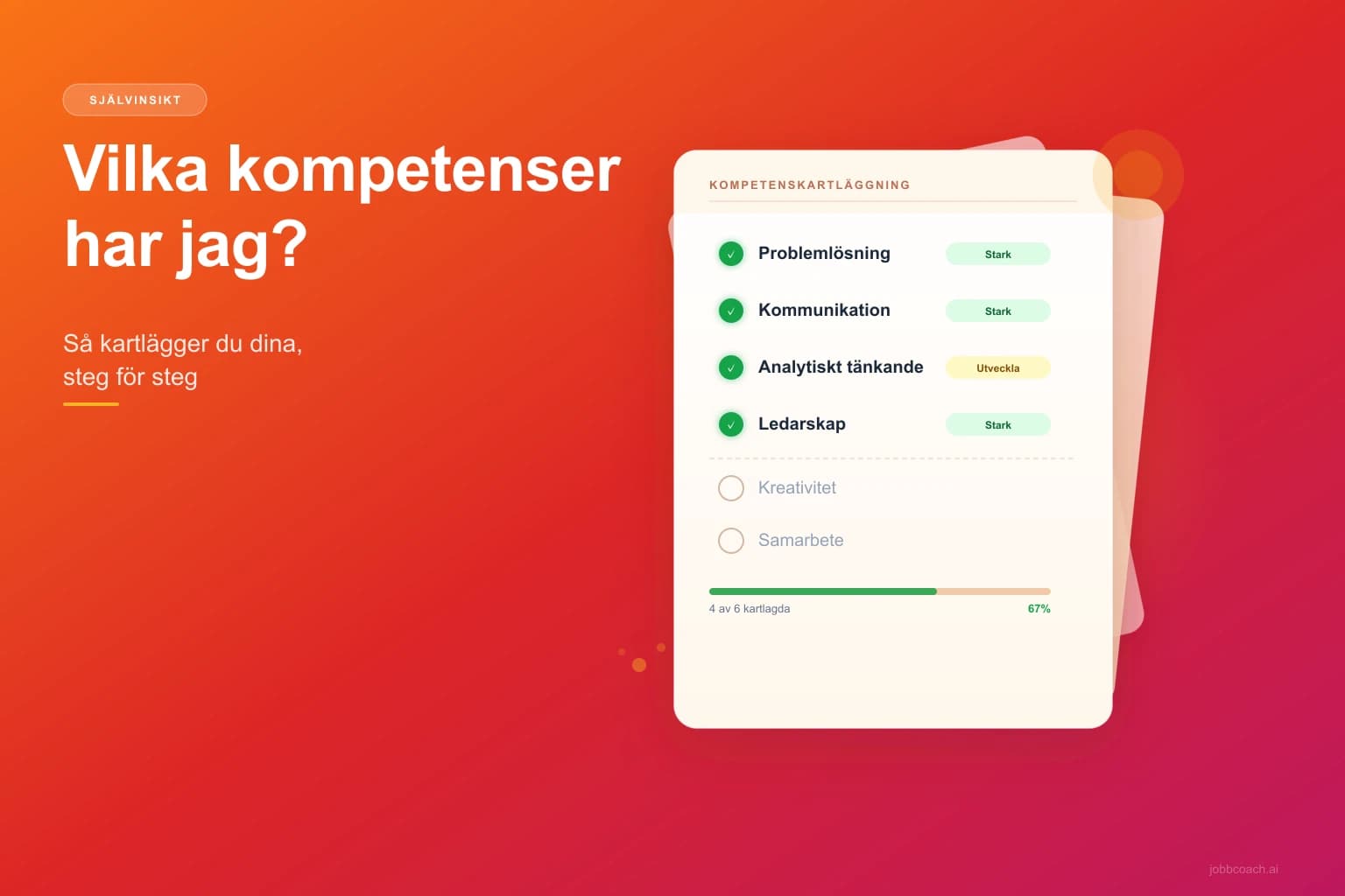 Vilka kompetenser har jag? Så kartlägger du dina (2026)