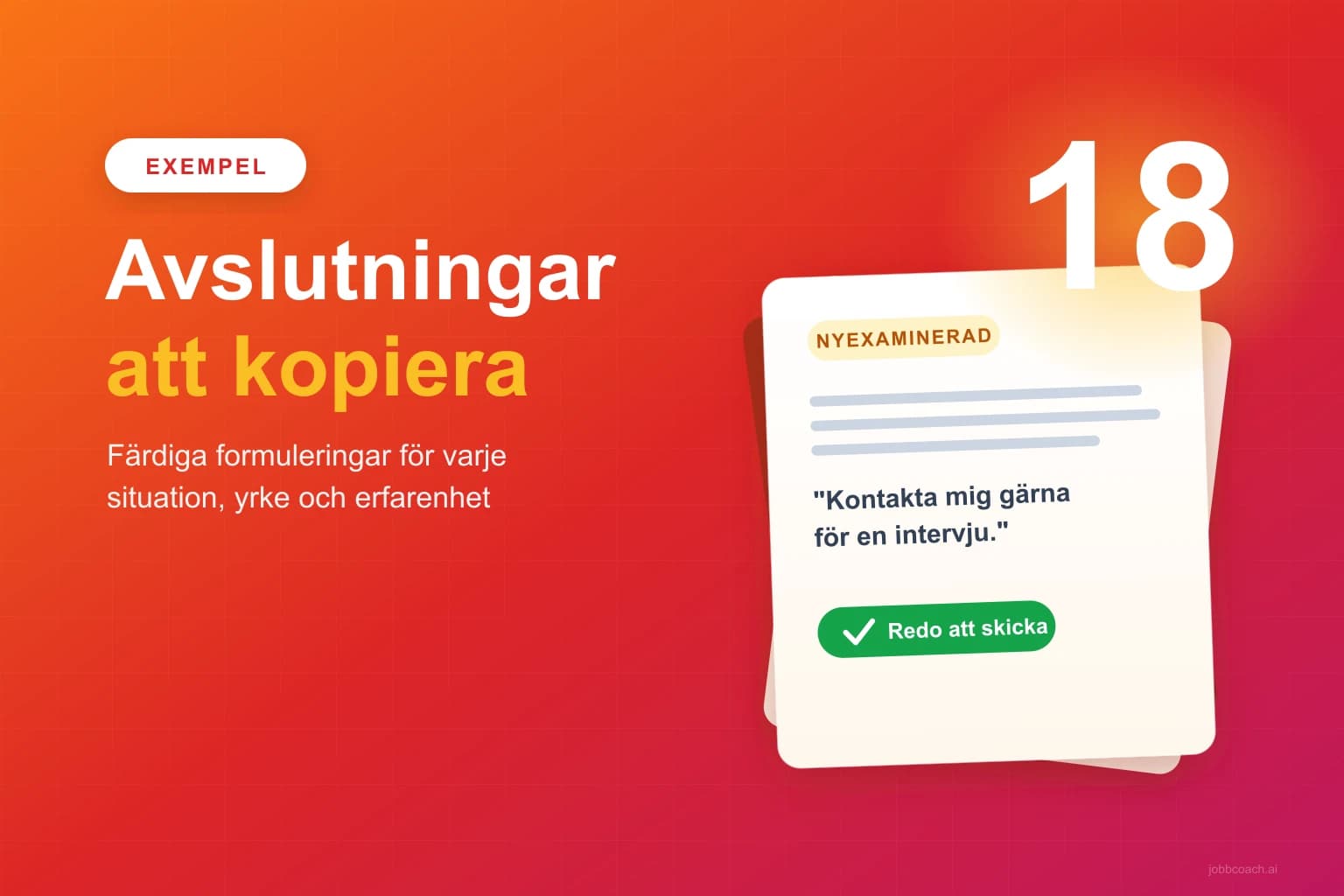 Tre avslutningar för personligt brev jämförda sida vid sida, från svag till stark