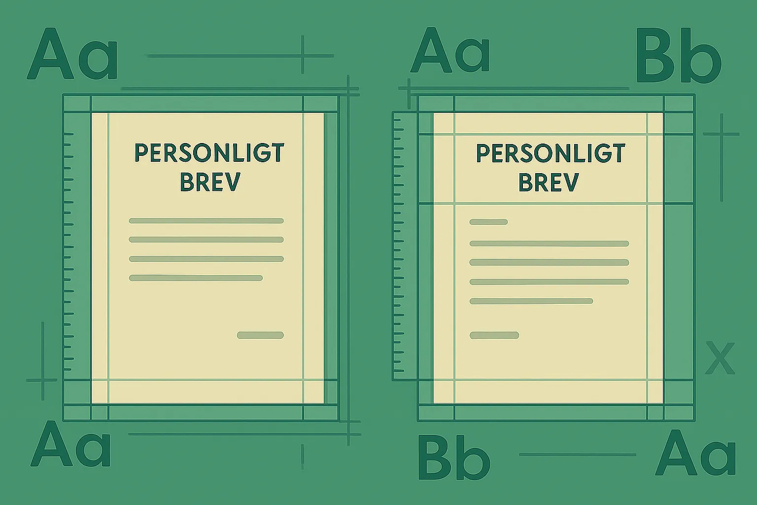Personligt brev layout – professionell design & format (2026)