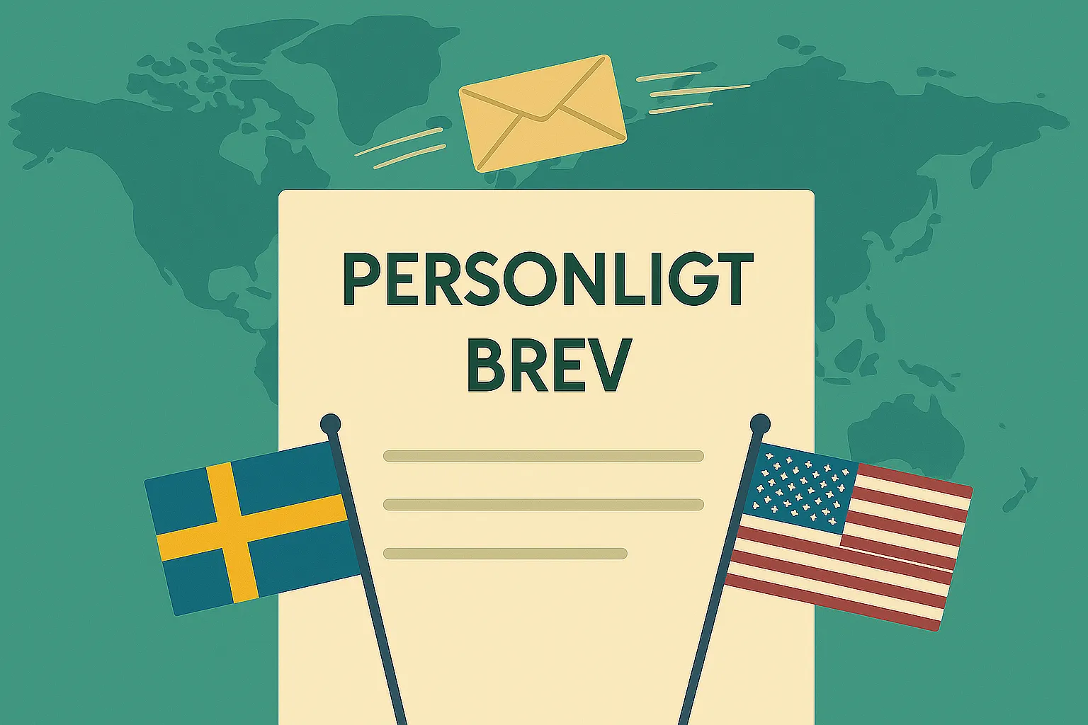 Personligt brev på engelska: mall + exempel (UK & US)